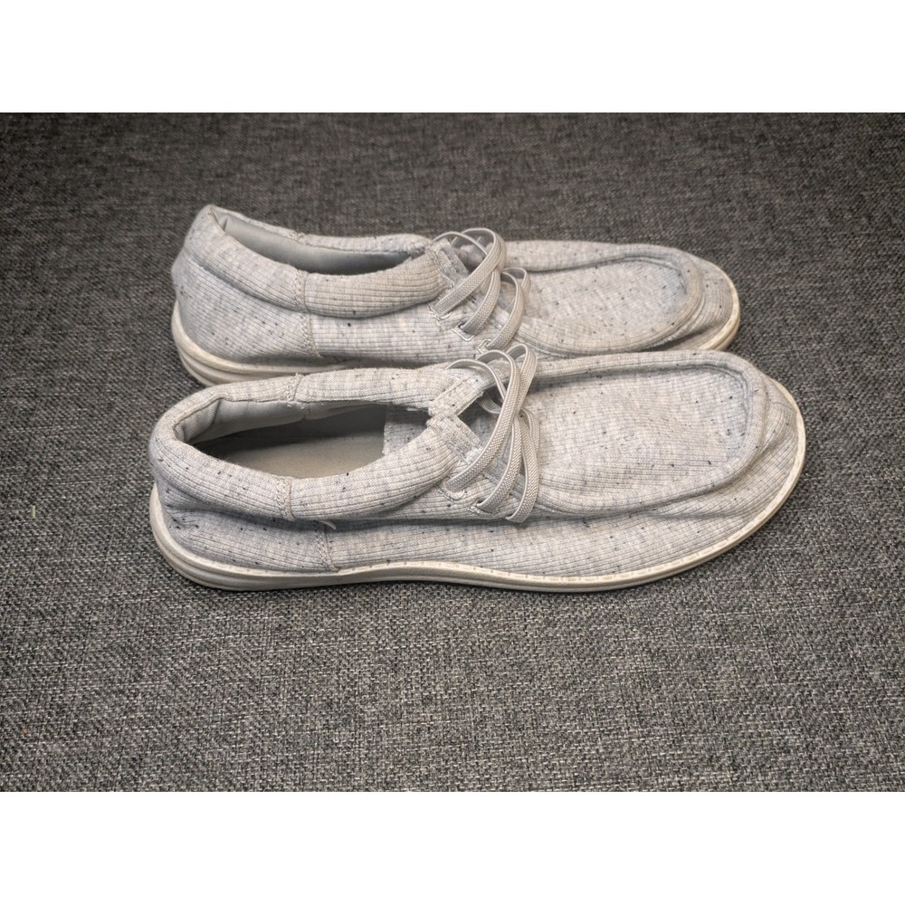 Tommy Bahama Heathered‎ Gray Slip On Shoes Mens Size 9 Lightweight Stretch